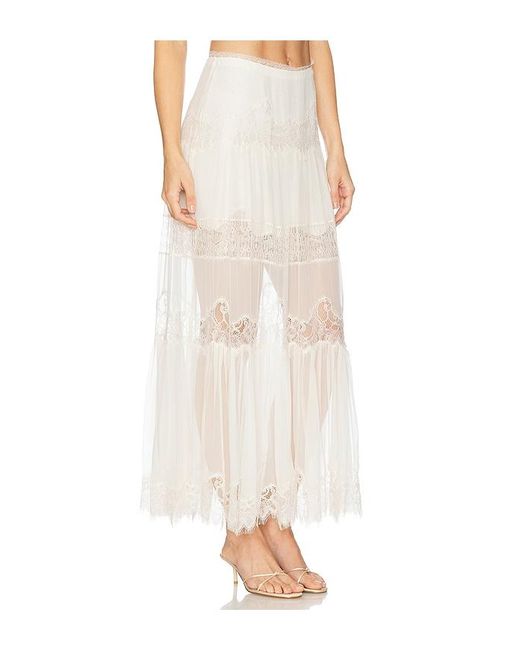 LoveShackFancy Aureline スカート White