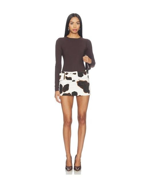 FRANÃOISE Black Clover Skirt
