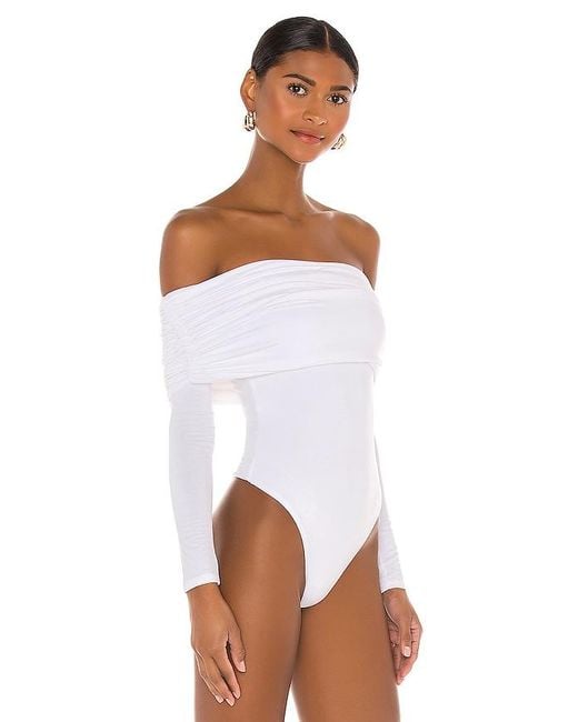 Lovers + Friends Blue Fatima Bodysuit