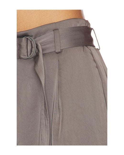 LAPOINTE Gray Belted Pant