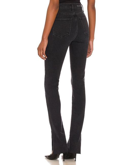 FAVORITE DAUGHTER Black Valentina Super High Rise Tower Jeans