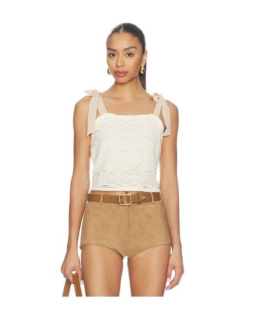 Steve Madden Natural Georgianna Top