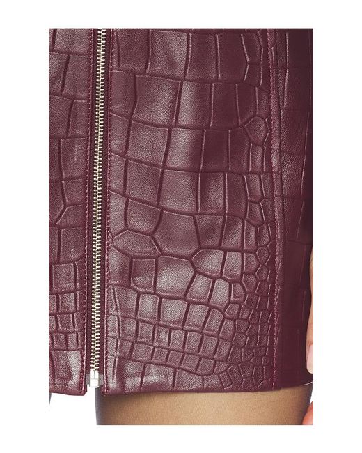 Fleur du Mal Purple Piper Mini Skirt