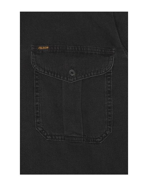 Filson Black Denim Guide Shirt for men