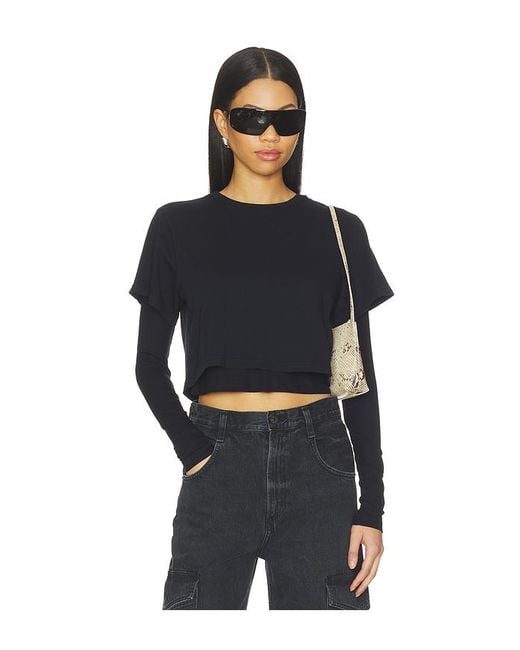 Agolde Black Romily Tee