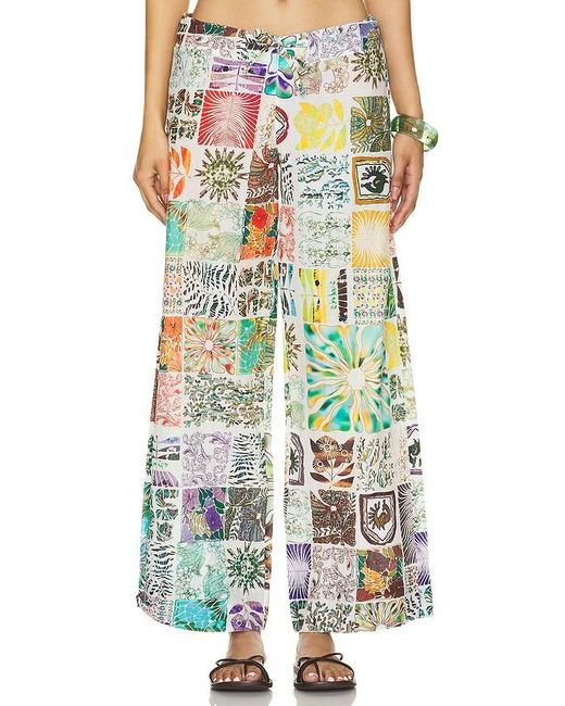 Siedres Multicolor Wide Coly Pant