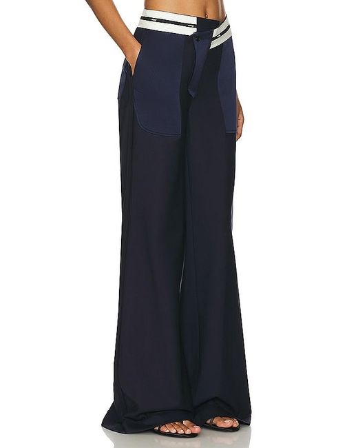 Monse Blue Inside Out Trousers