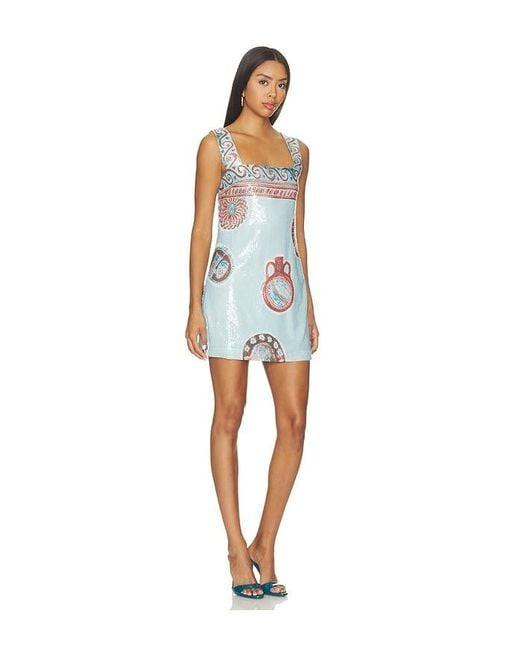 ROAME. Blue Izzy Sequin Dress