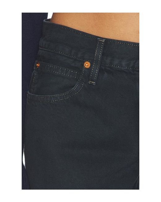 SLVRLAKE Denim Blue Lexi Low Rise Wide Leg Jeans