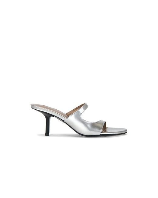 By Far White Serena Mule
