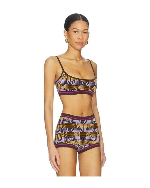 Tropic of C Black Isla Bralette Top