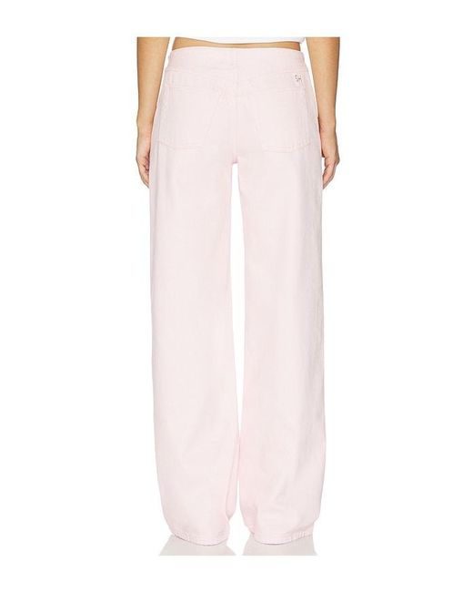 Still Here Pink Cool Wide Leg Jeans