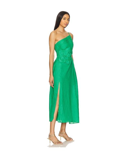 green emerald velvet dress Yumi Kim | Romy Linen Dress | XL