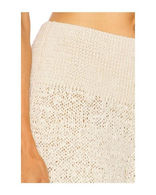 Helsa White Janize Knit Pant