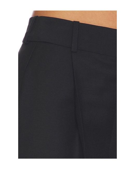 Rohe Black Organza Lined Shorts