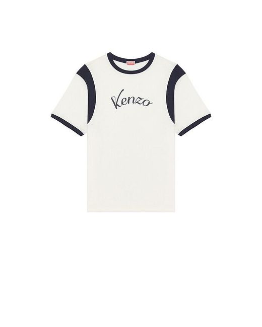 KENZO White Varsity Classic T-Shirt for men