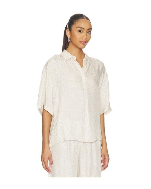 Anine Bing White Coco Shirt