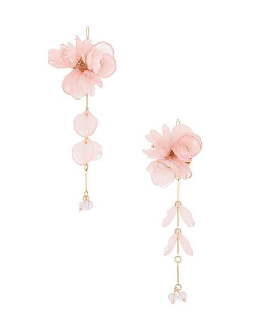 Lovers + Friends White Farrah Earrings