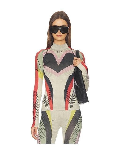 Off-White c/o Virgil Abloh Multicolor Seamless Color Block Top