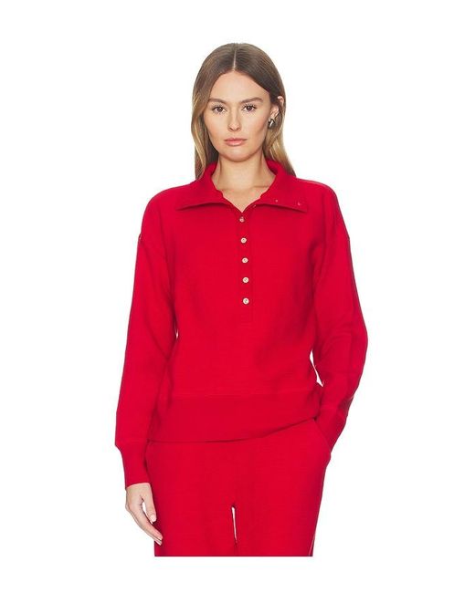 Negative Underwear Red Waffle Knit Pullover