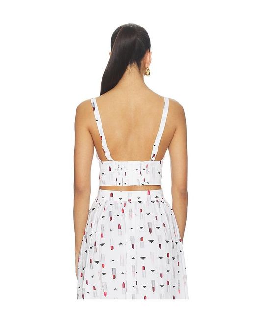 L'Agence White Bustier Kaori