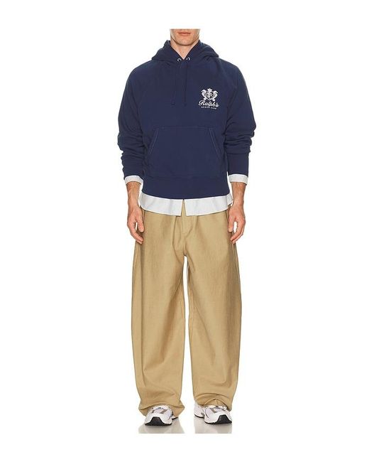 Polo Ralph Lauren Blue Beach Club Hoodie for men