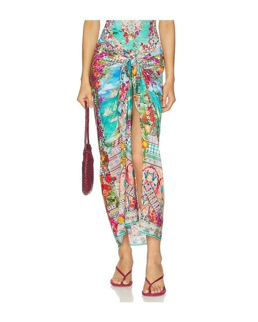 Camilla Multicolor Multi Wear Long Sarong