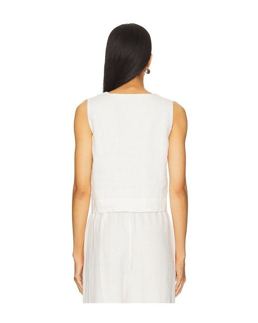 Rails White Alira Top