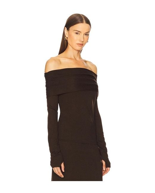 Cult Gaia Black Schulterfreies Top Andre