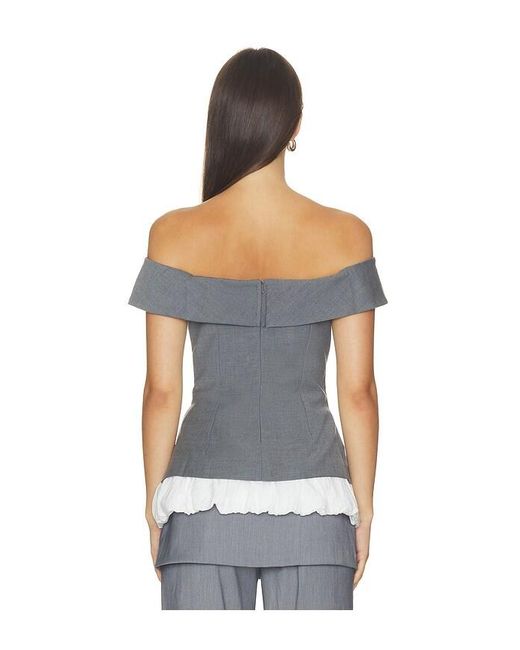 Maude Club White Ivy Top