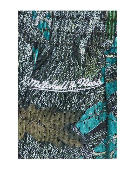 Mitchell & Ness Blue Nfl Philadelphia Eagles Quiet Blaze 7 Mesh Shorts for men