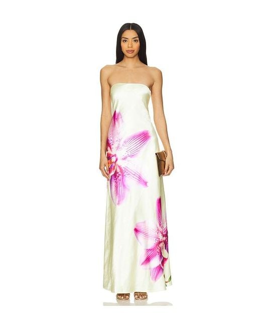Runaway the Label White Celeste Maxi Dress