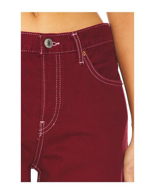 Re/done Red The Standard Jeans