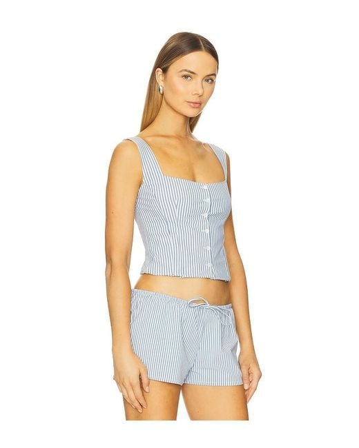 Montce White Mandy Tank Top