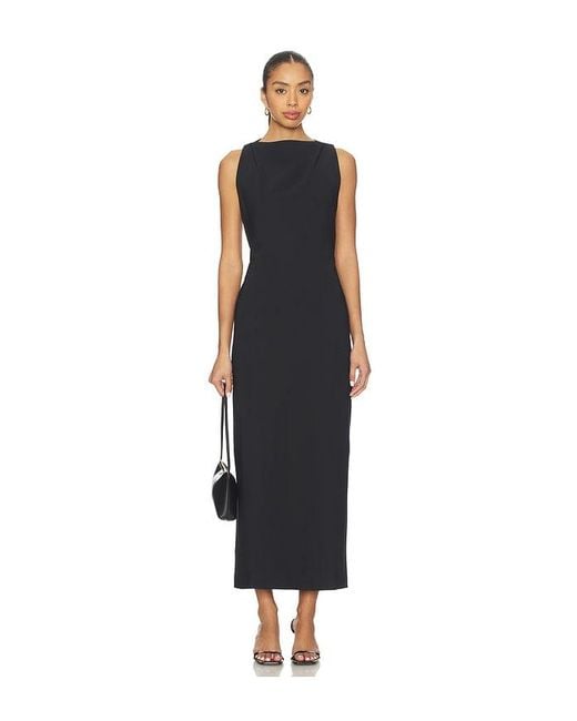 Rohe Black Open Back Dress