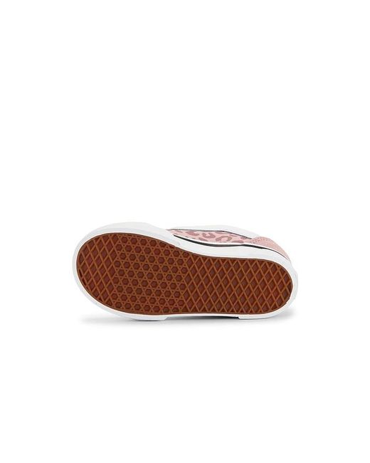 Vans Pink Toddler Knu Skool Elastic Lace
