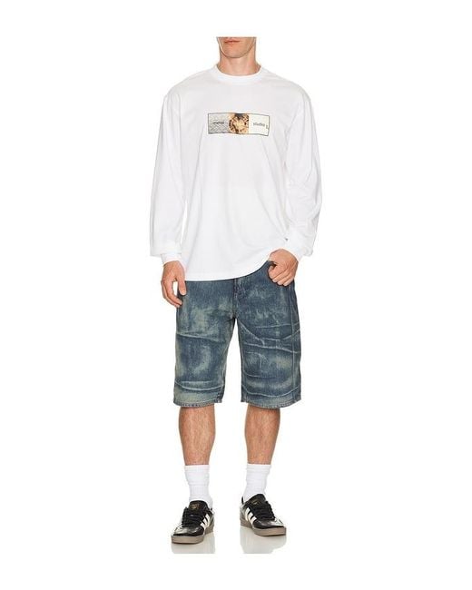 METALWOOD STUDIO White Obviously Longsleeve T-Shirt for men