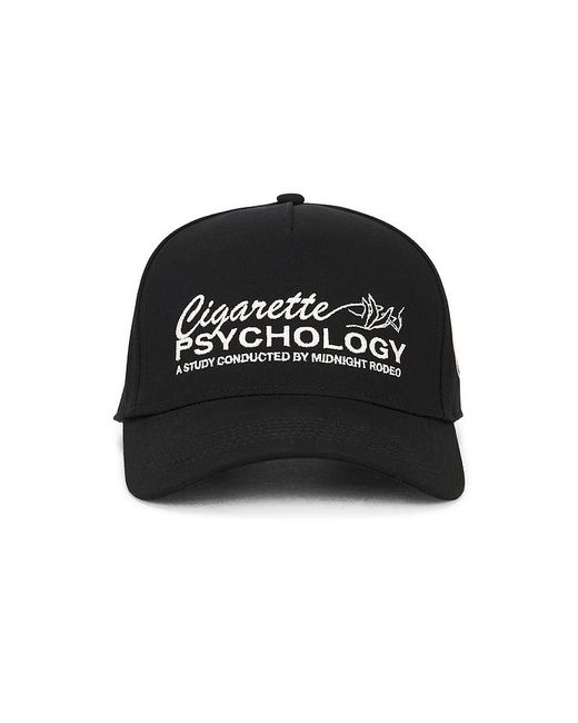 MIDNIGHT RODEO Black Cigarette Psychology Hat for men