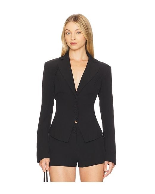ALL THE WAYS Black Blazer Johanne