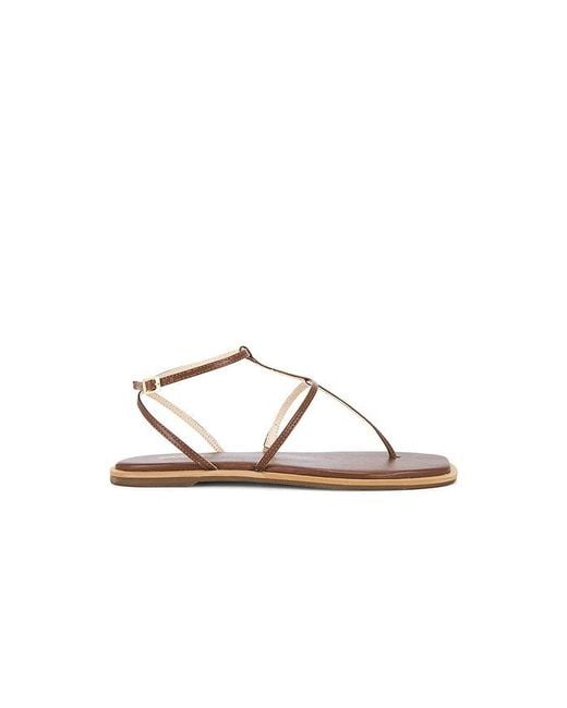 Kaanas White Aisha Strappy Gladiator Sandal