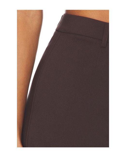 MORE TO COME Brown Miley Mini Skirt
