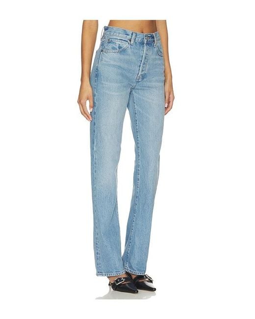 FRAME Blue The Vertical Jeans