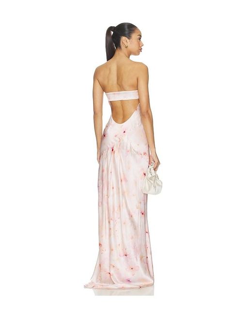 Lovers + Friends Natural Ines Gown