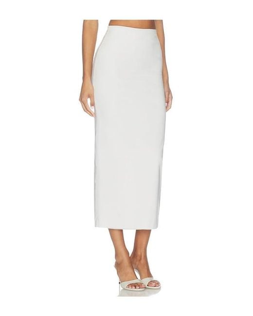Camila Coelho White Daniela Maxi Skirt