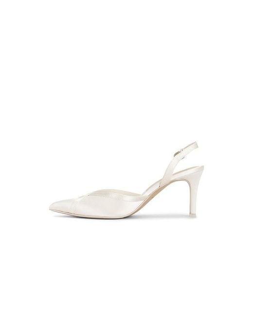 Dolce Vita White Elaya Slingback Pump