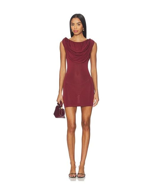 AYA MUSE Red Mist Mini Dress