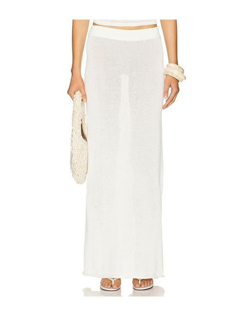 Falda Cali En Color Blanco Talla En SNDY'S de color White
