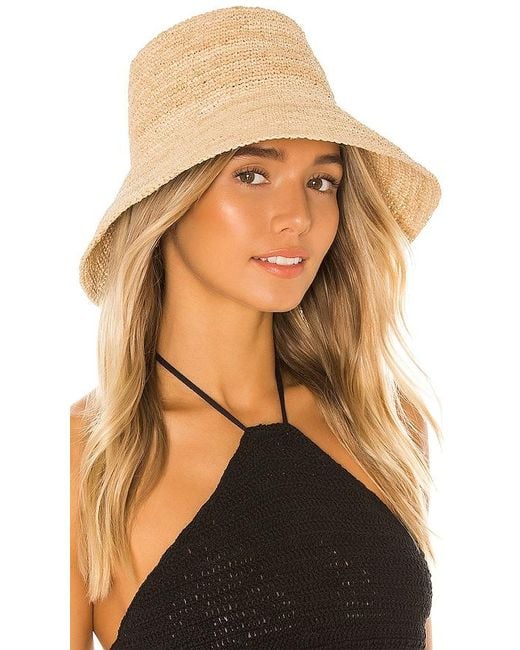 Janessa Leone Black Felix Packable Hat