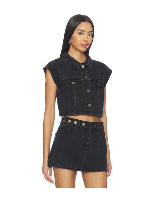 A.Brand Black My Rose Shacket