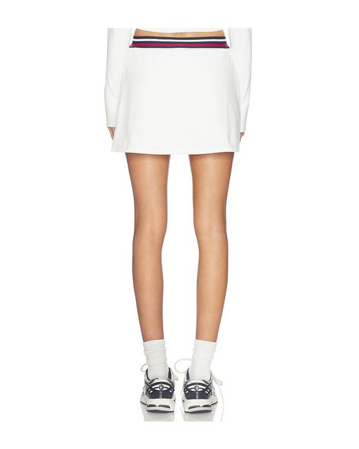Splits59 White Kaia Active Rib Skort